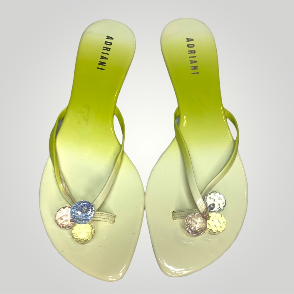 Green sandals
